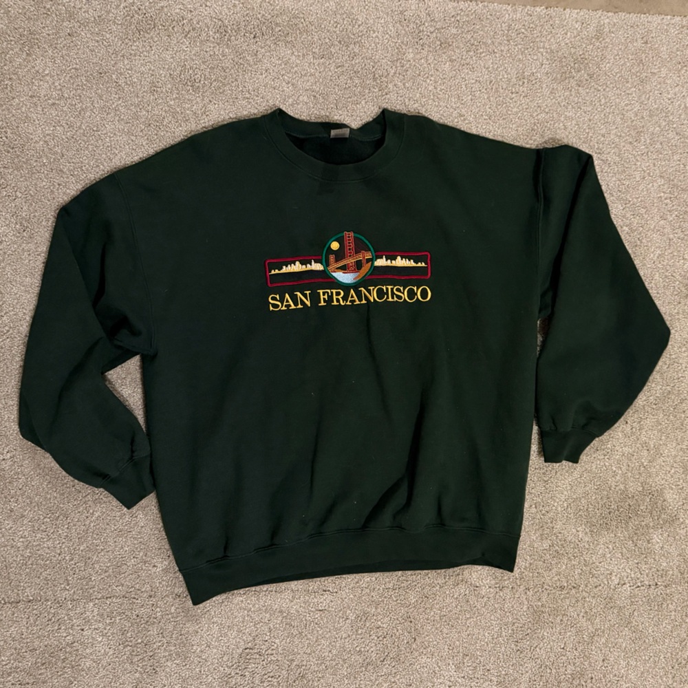 Men’s XL San Francisco Green Sweatshirt